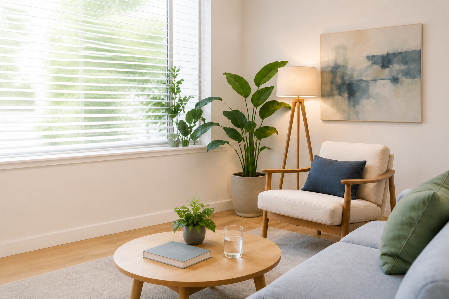A calm, private counselling space